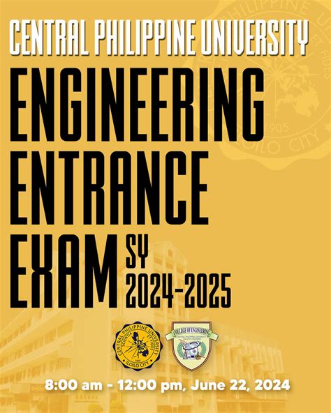 cpu entrance exam|Central Philippine University .